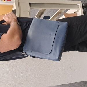 Coach blue Messenger Bag Crossbody Taking Offers